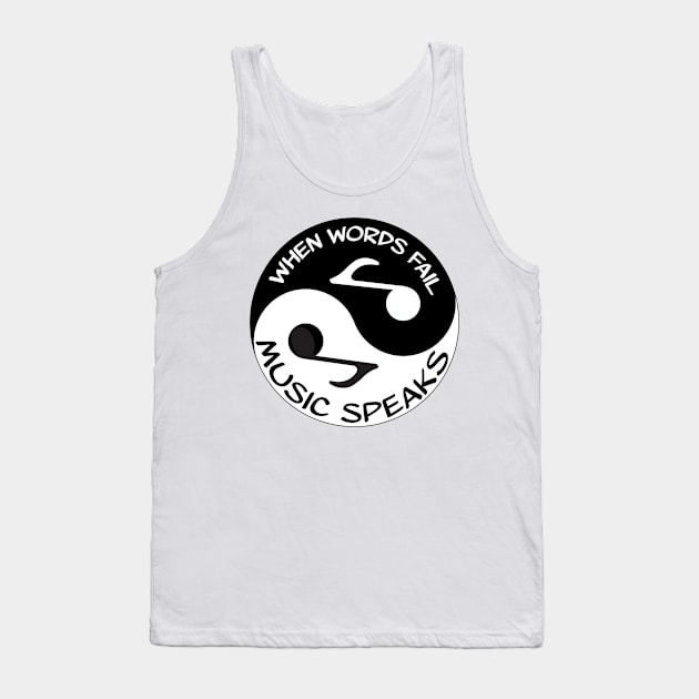 yin yang music Tank Top by WordFandom